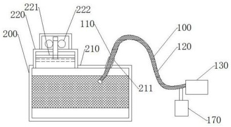 Oral outpatient service treatment chair pipeline cleaning and disinfecting device and method