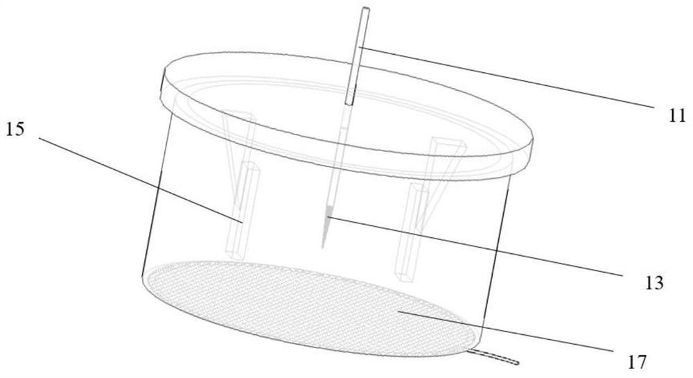 Device for improving intensity of ionic wind through cooperation of magnetic field and carbon nano tube