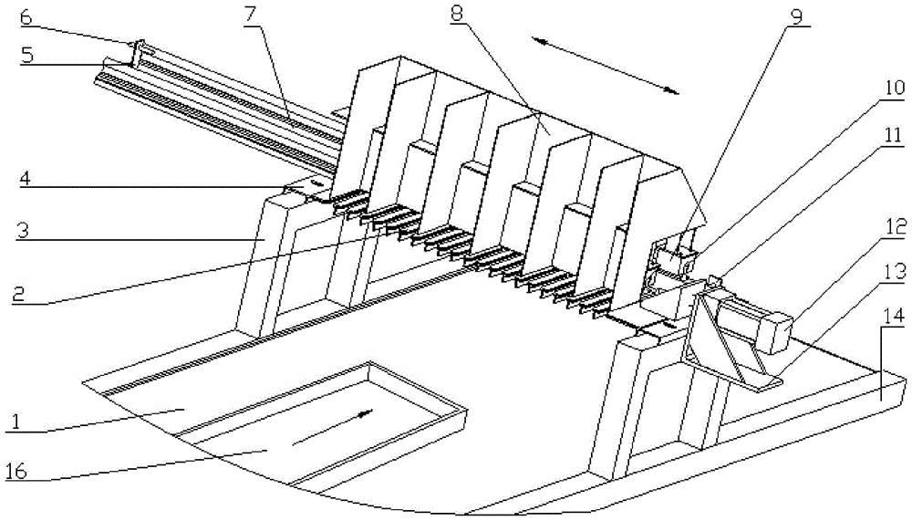 A directional cutting machine for sprouts