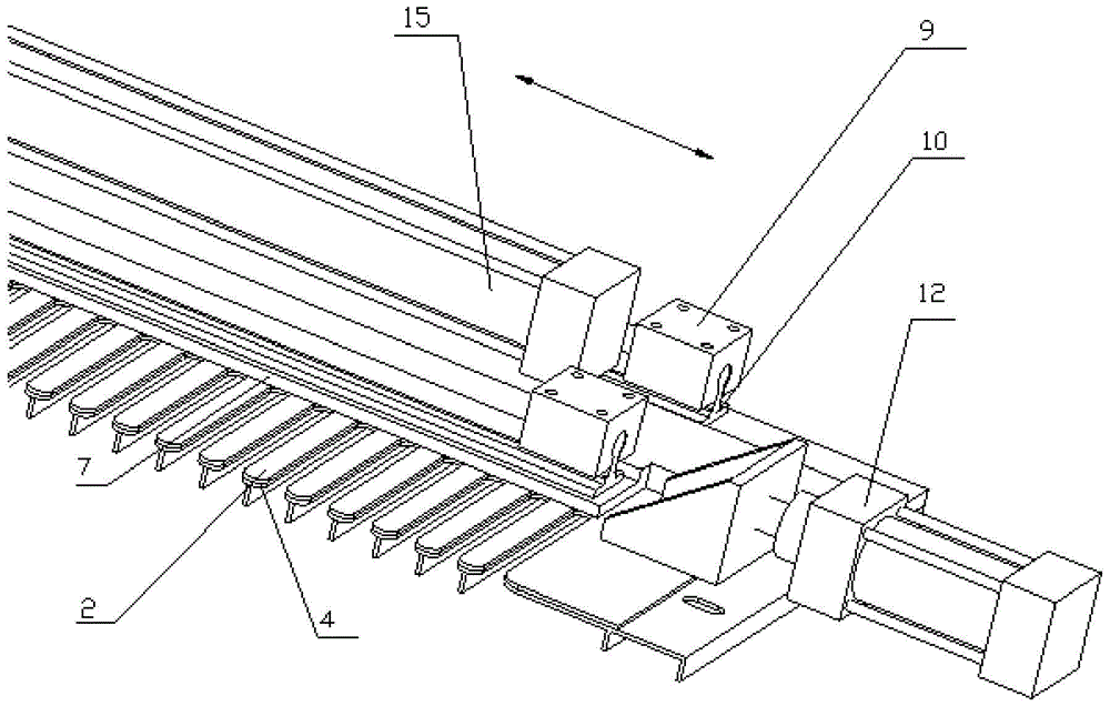 A directional cutting machine for sprouts