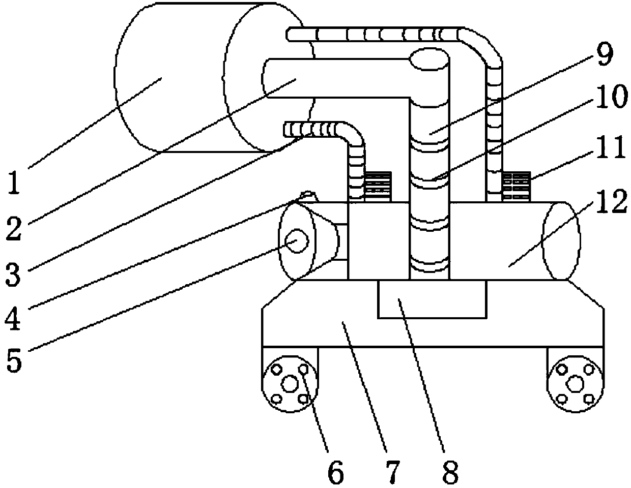 Simple rough body eliminating instrument