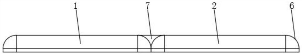 Seamless butt joint type ultrathin LED glass screen