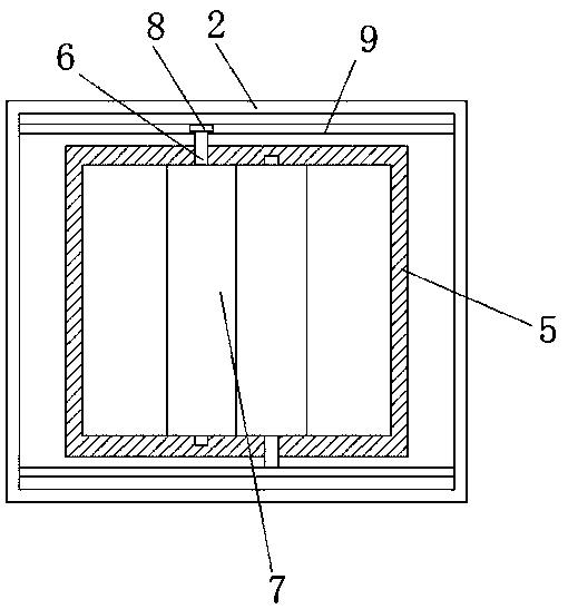 Discharging device for flour packaging machine