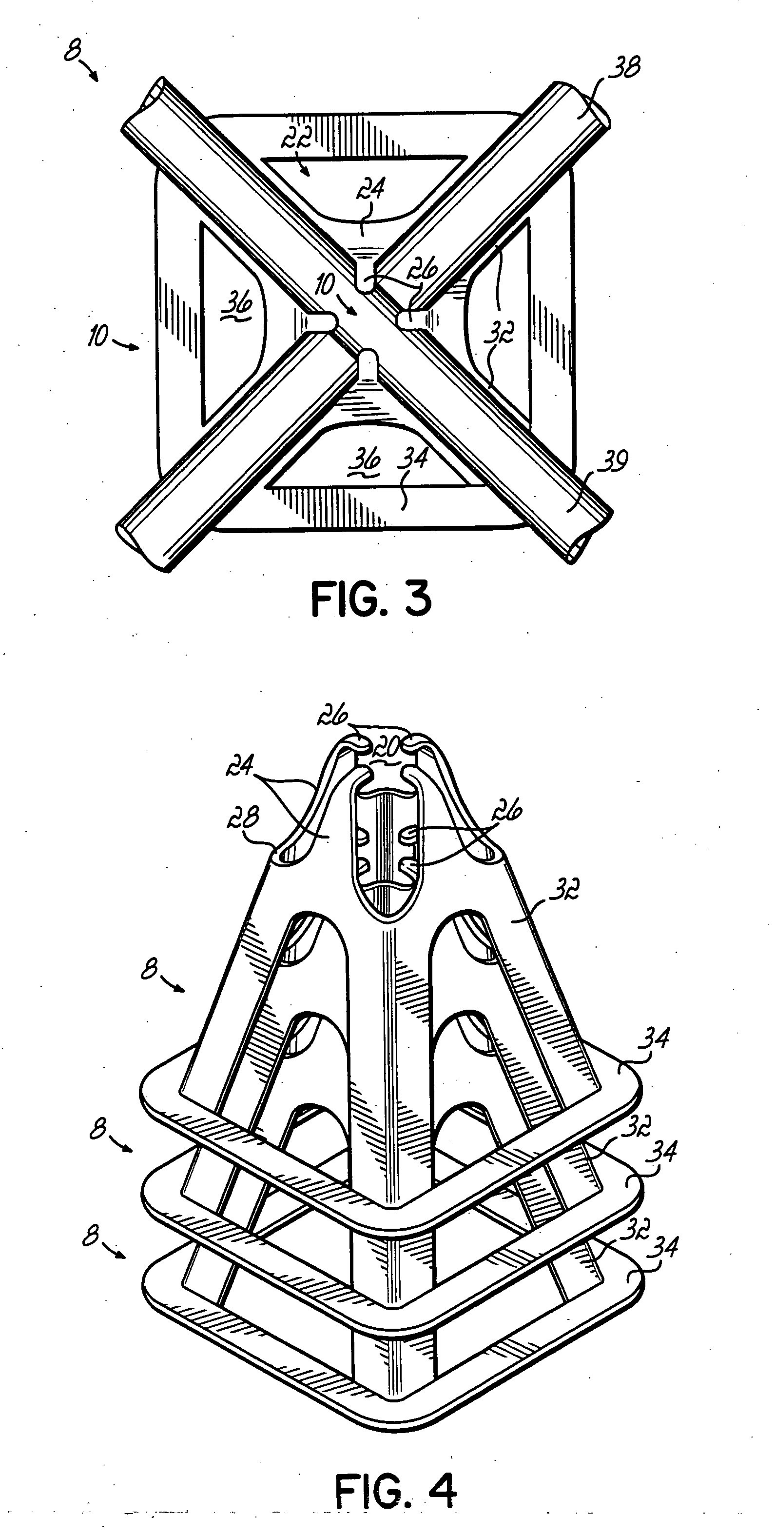 Post-tension intersection chair