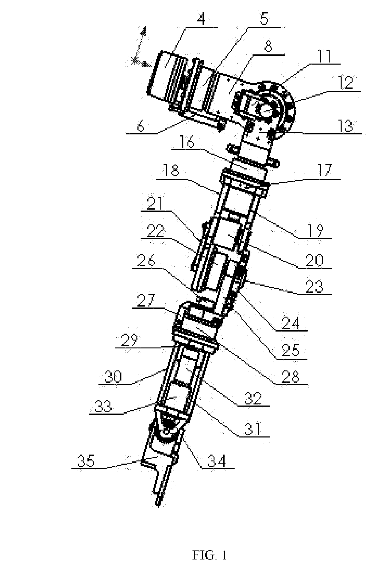 Seven-degrees-of-freedom humanoid robotic arms