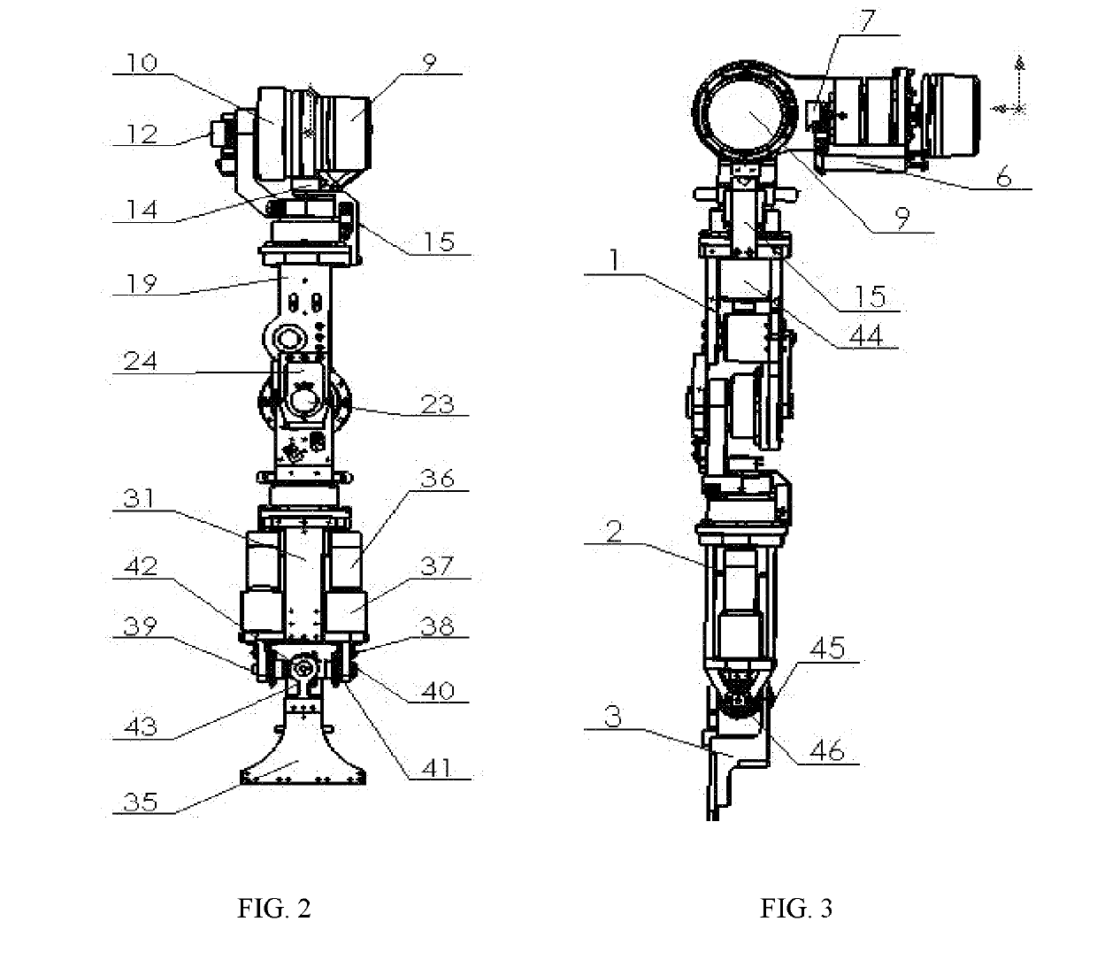 Seven-degrees-of-freedom humanoid robotic arms