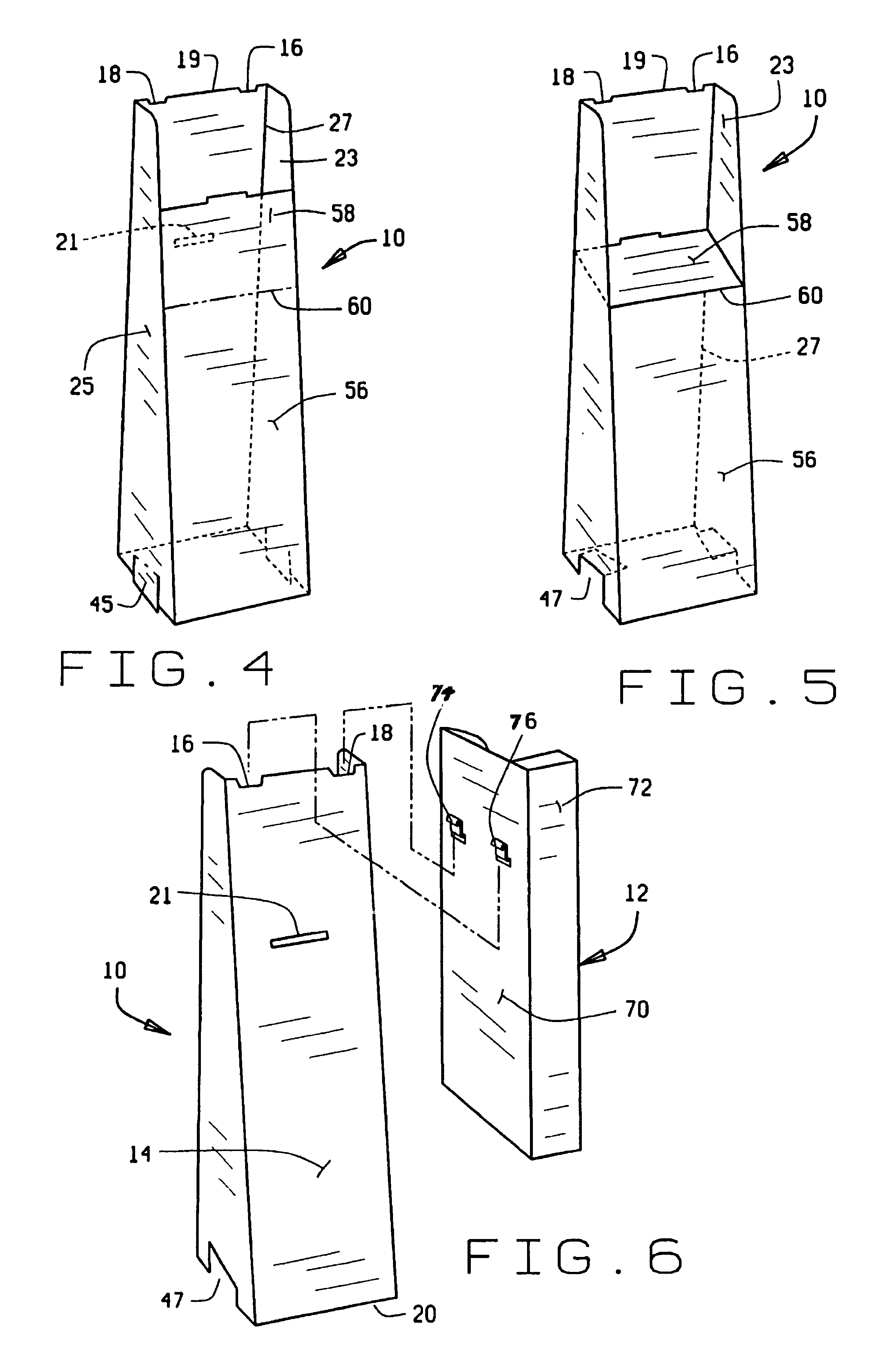 Corrugated display base