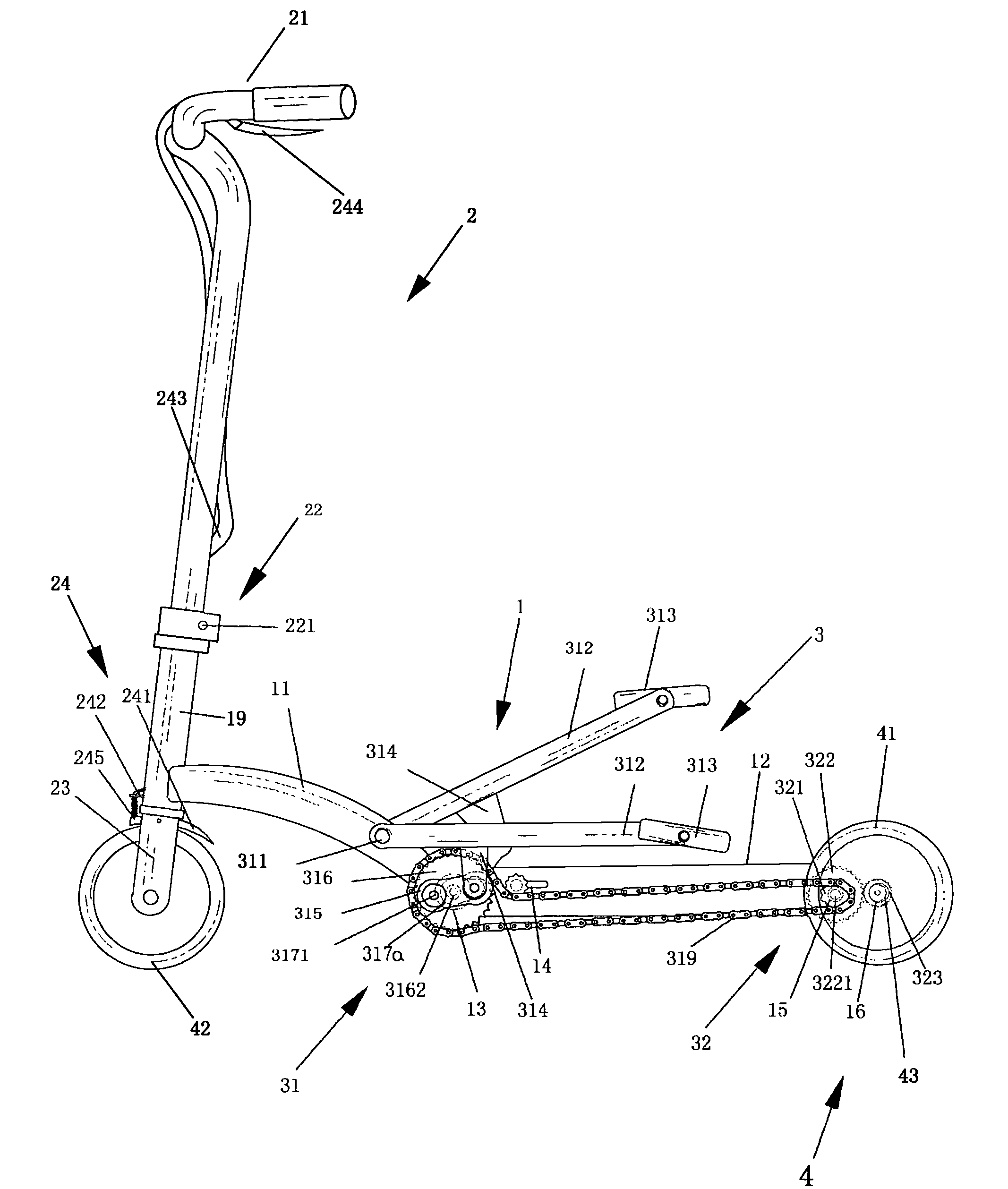 Stepping Scooter