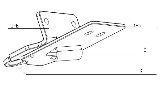 Hinge device for refrigerator and application of hinge device