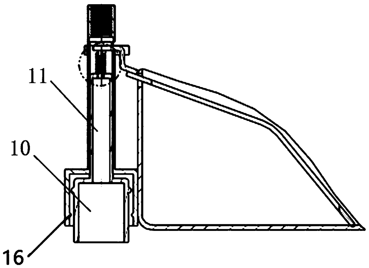 Automatic clamshell dustpan