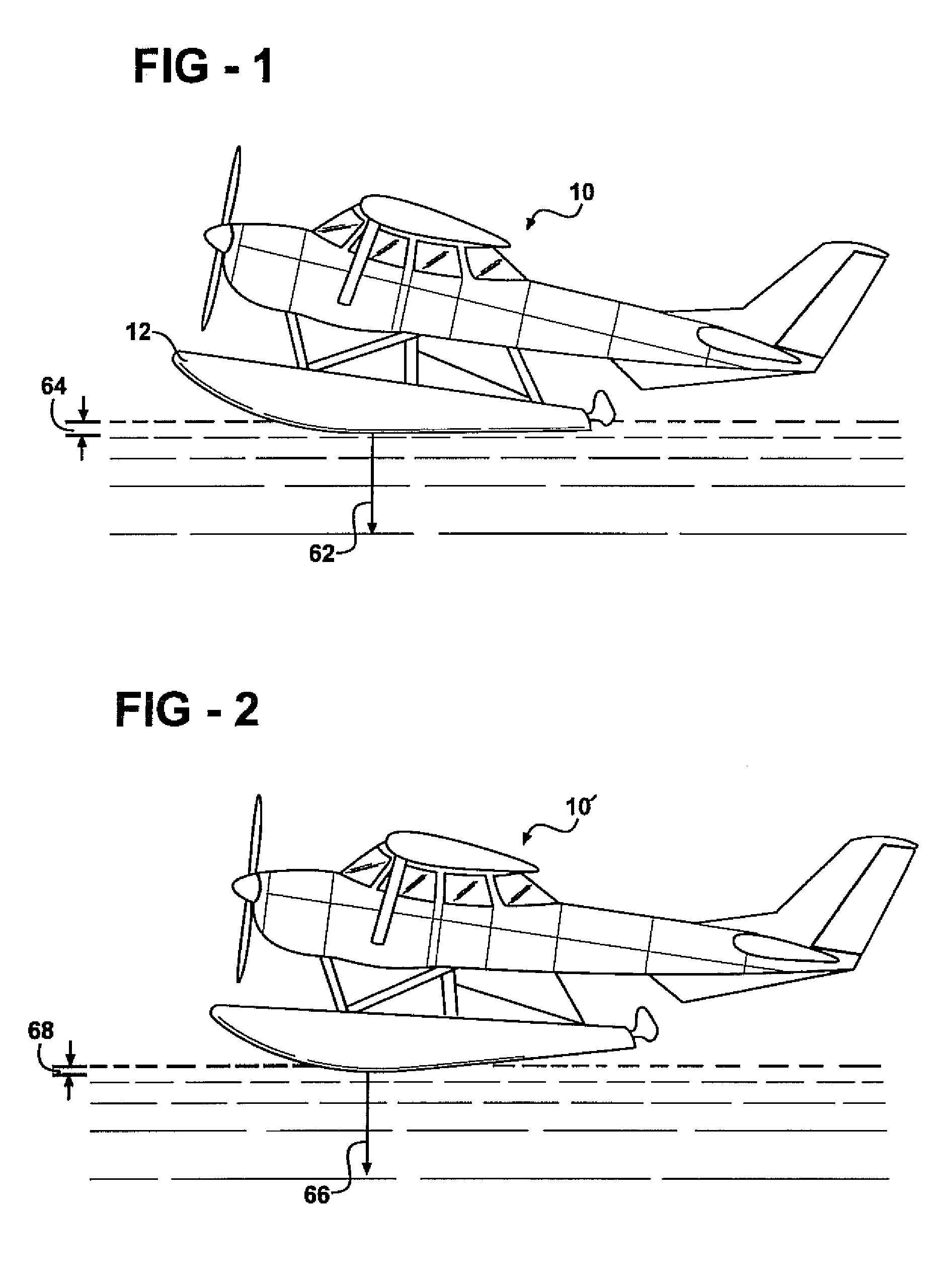 Detachable hydrofoil trim tabs for use with seaplane floats for assisting with lower speed on-plane condition and stability during step turning/chine walk manuevers