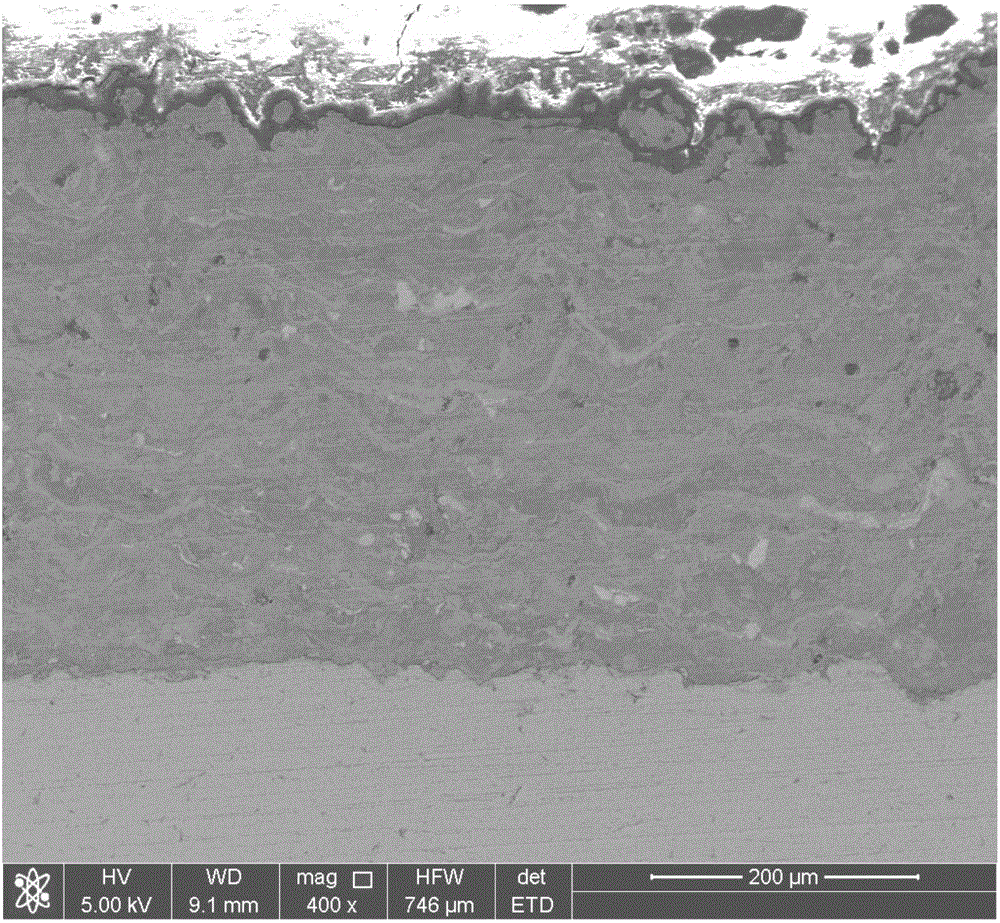 Powder core wire for preparing Al-Ni-Nb-Co amorphous coating through high-speed electric arc spraying technology