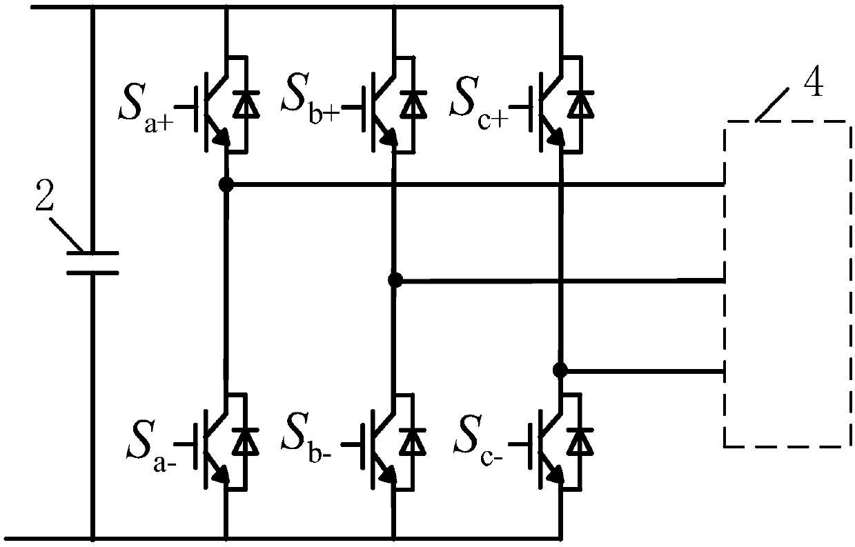 Grid-connected converter forecast control system with voltage compensation and control method