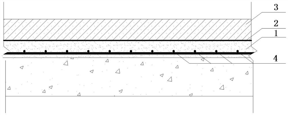 Bridge deck pavement structure based on high-performance rubber concrete