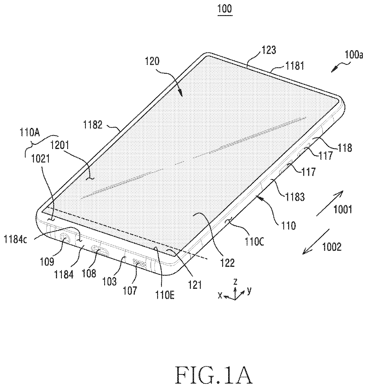 Electronic device with movable flexible display and operating method thereof