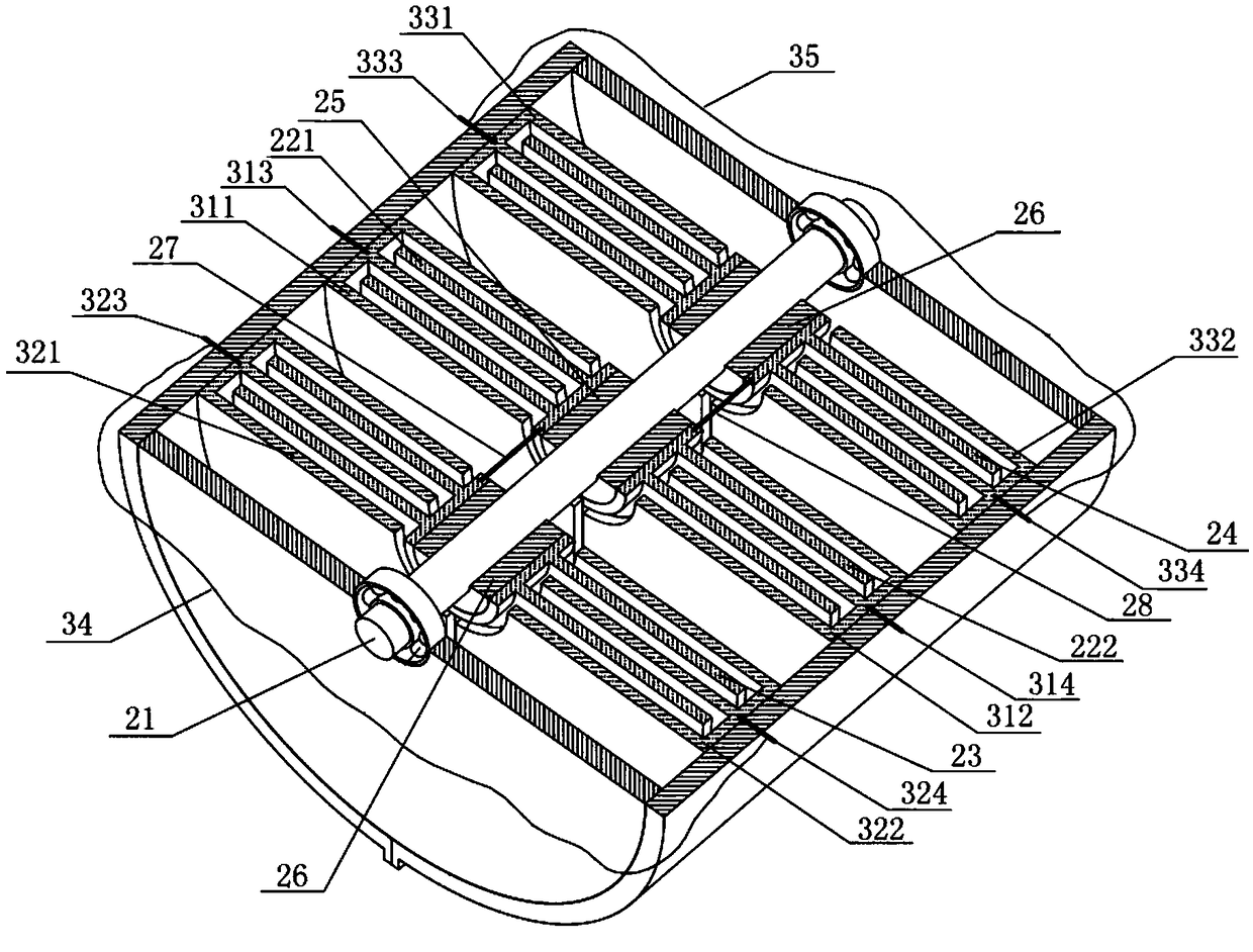 A static induction brushless alternator and a use method thereof