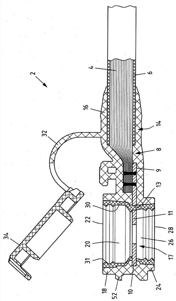 Contact element for electrically interconnecting electrical conductor and connection part of electrical system, and method for producing same