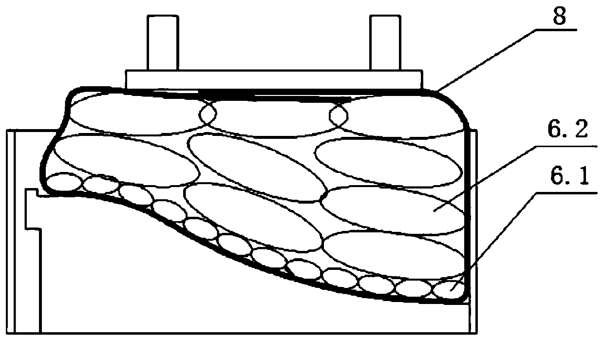 Integral static load test method of deflector for missile launching