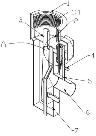 Ejector matched with high-depth combustion chamber and combustor of ignition structure