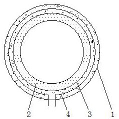 Elastic sealing ring capable of self-checking cracking