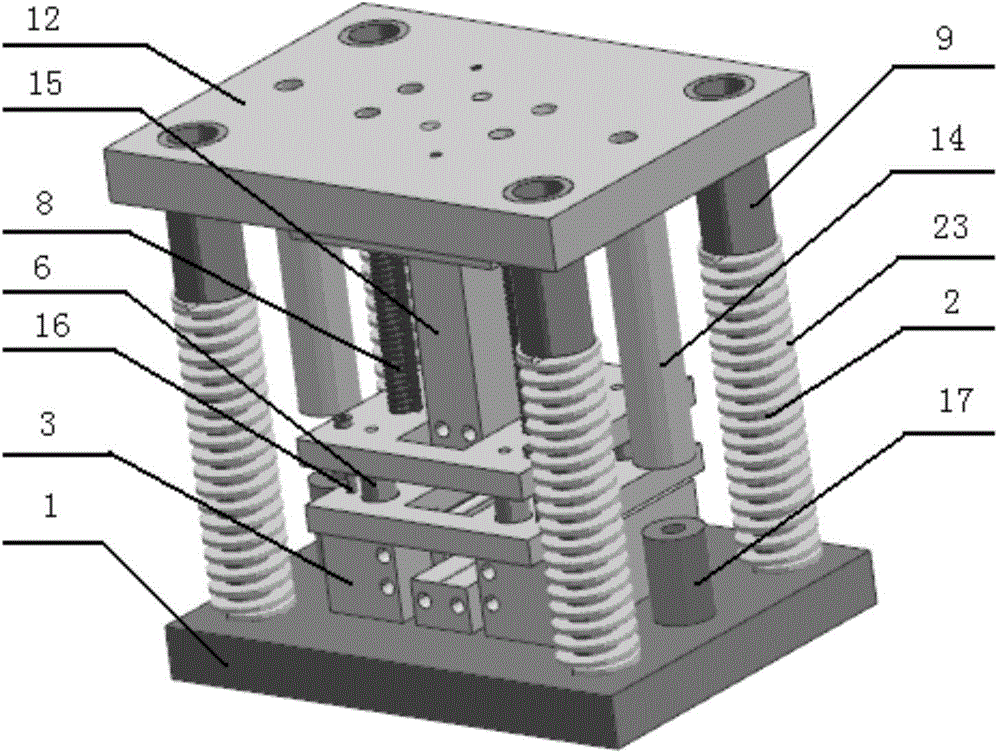 Punching device and method for automotive aluminum plate