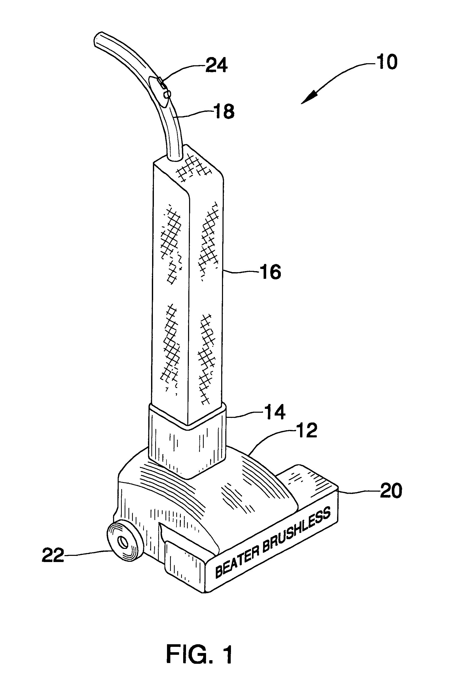 Brushless vacuum cleaner