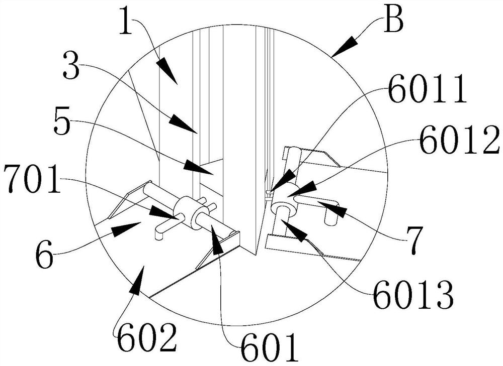 Safety warning device and method based on property management