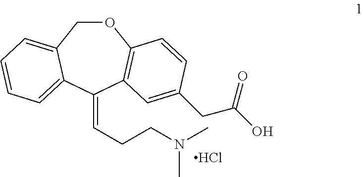 Process for the synthesis of olopatadine