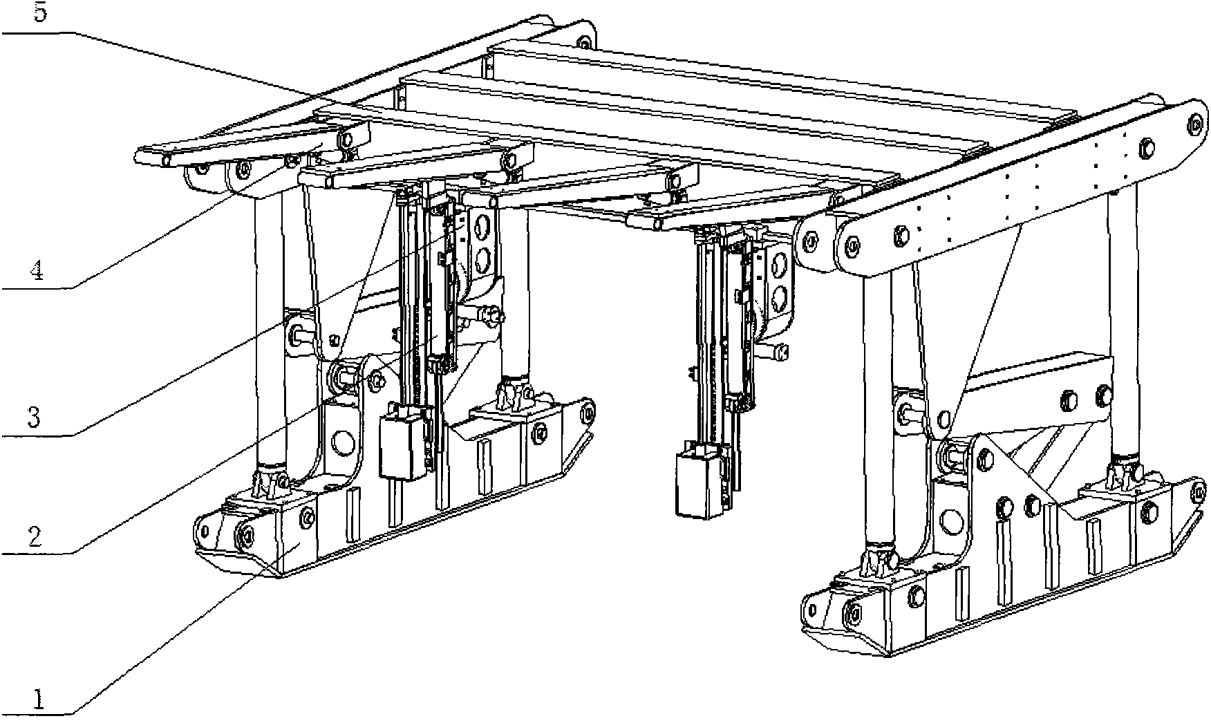 Self-propelled type temporary support and anchor support machine for coal mine roadway