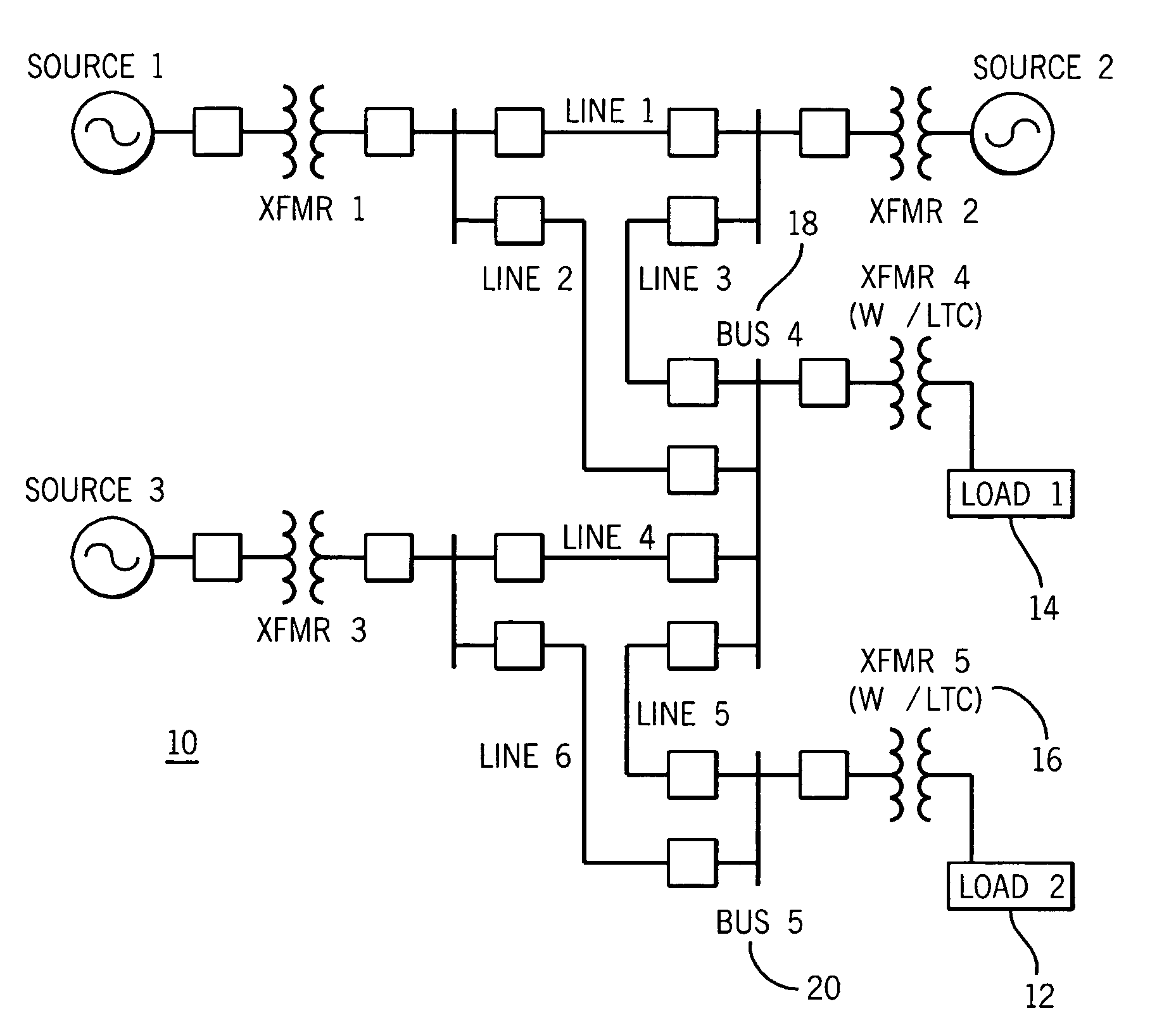 Compensated inverse-time undervoltage load shedding systems