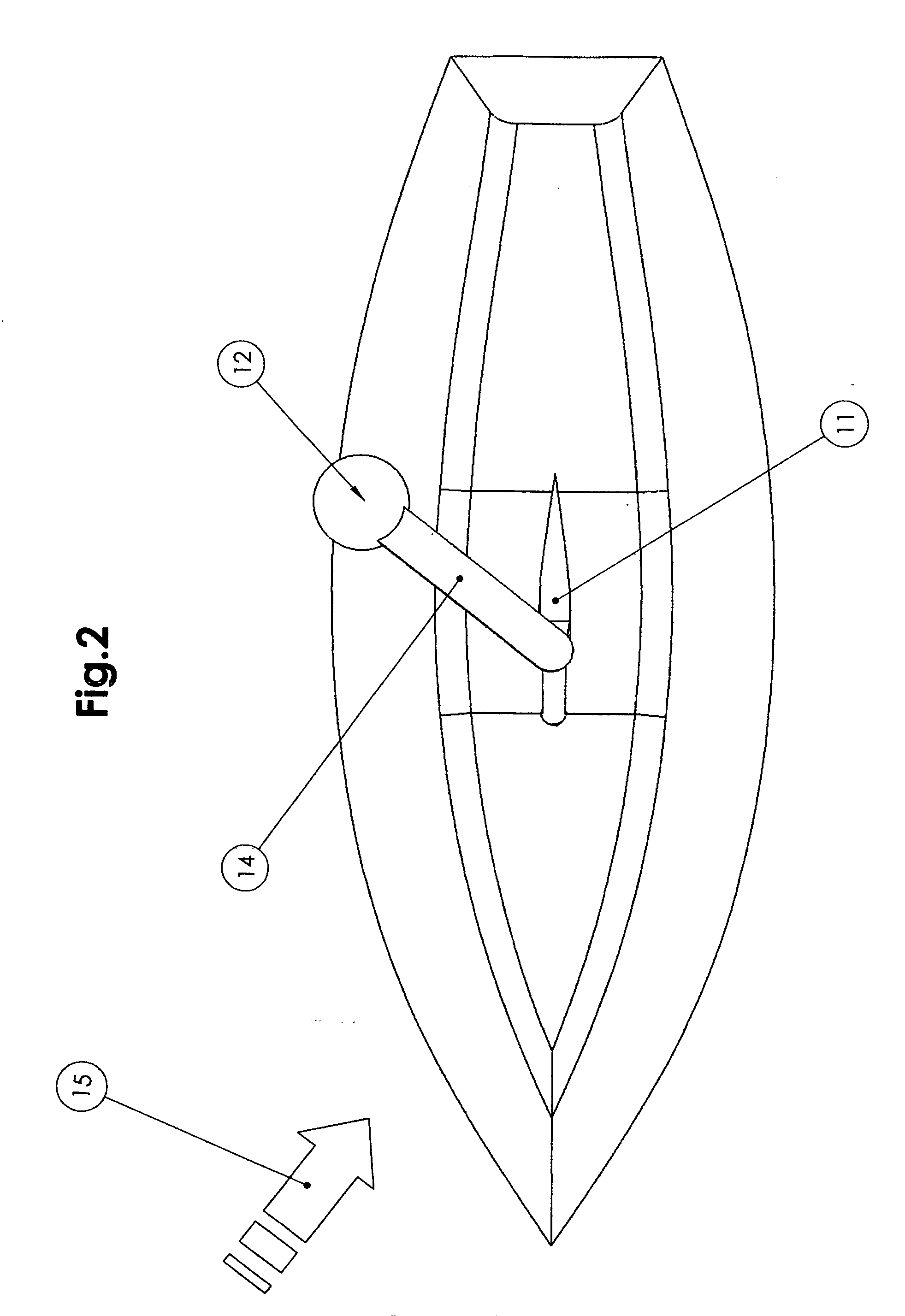 Movable ballast in a sailing vessel