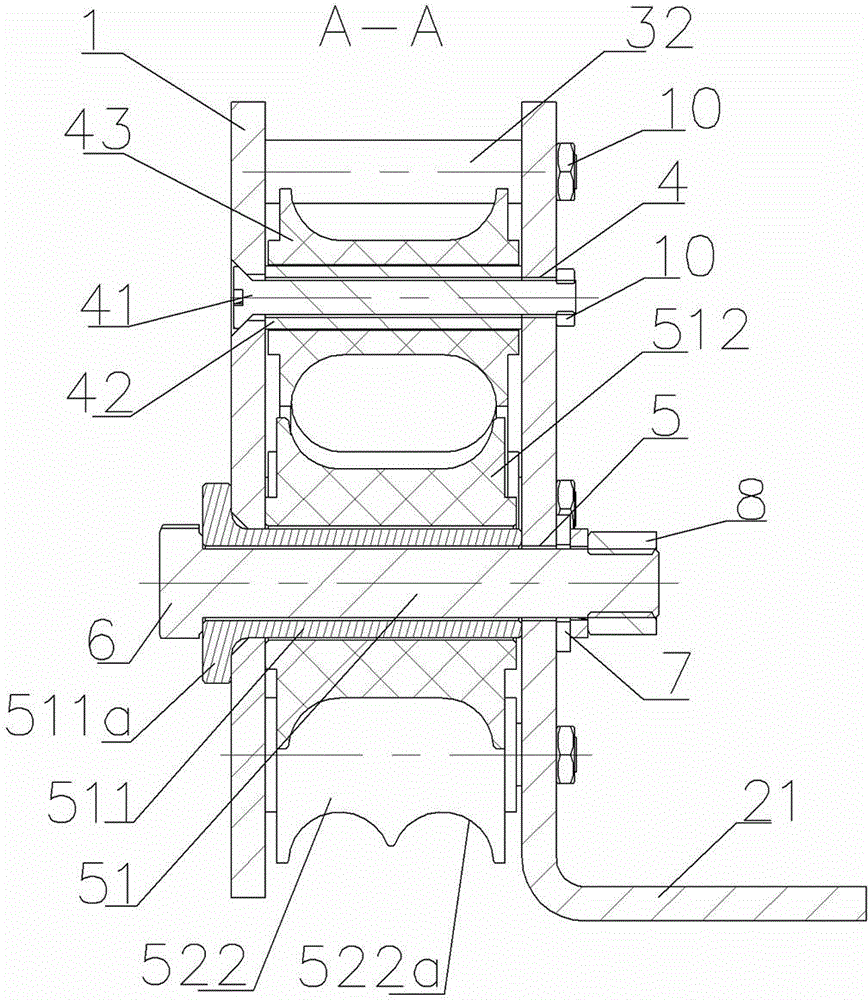 A pipe path installing rack assembly