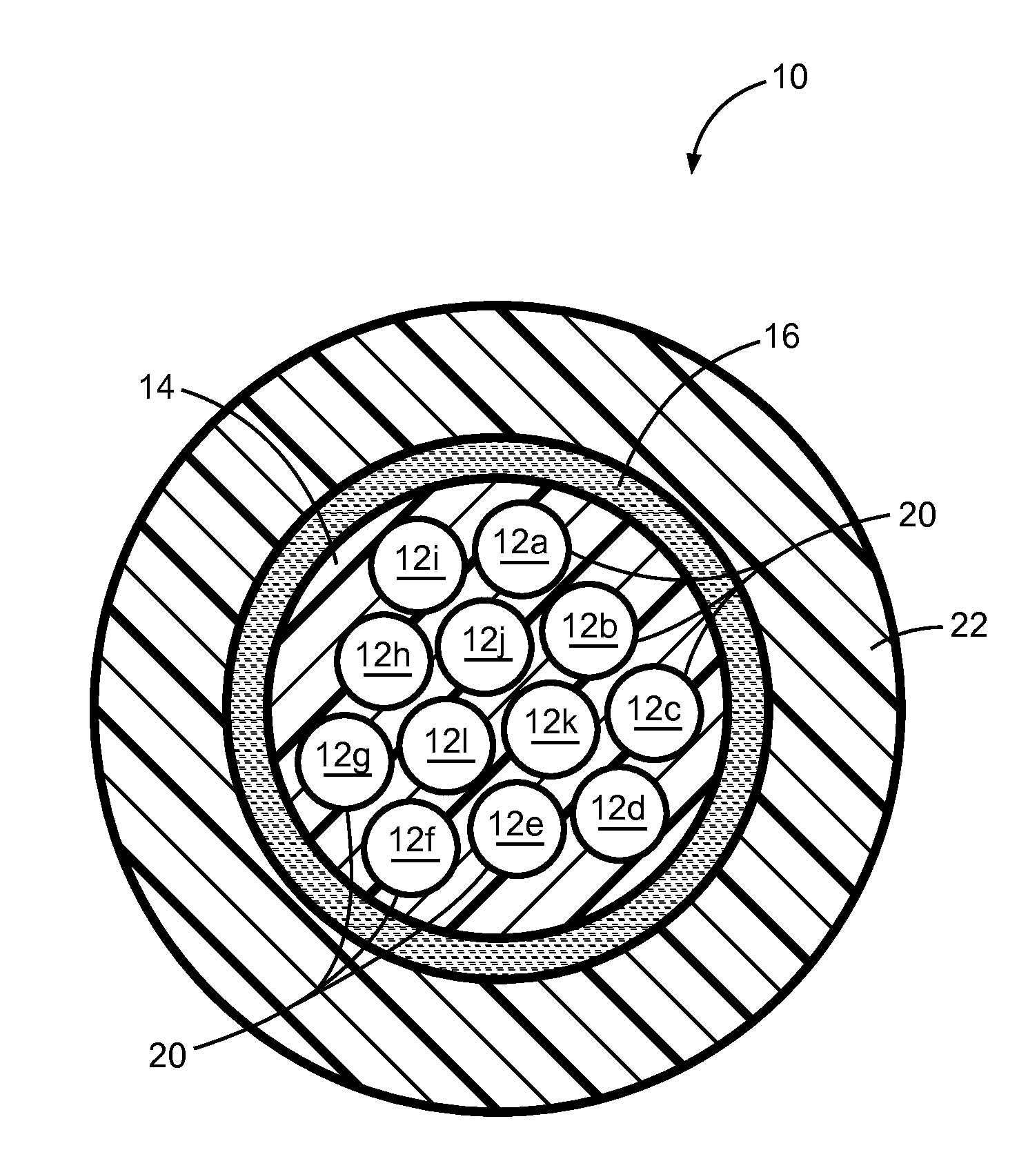 Multi-fiber optical distribution cable for hallway installations