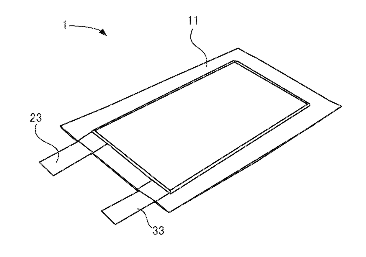 Laminated rechargeable element