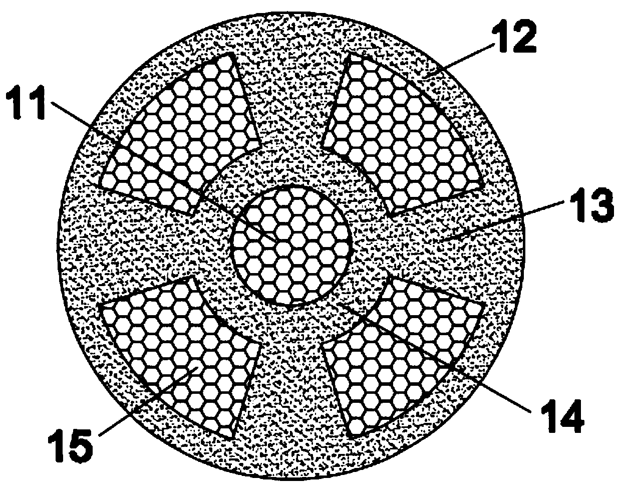 Die for processing special-shaped conductor