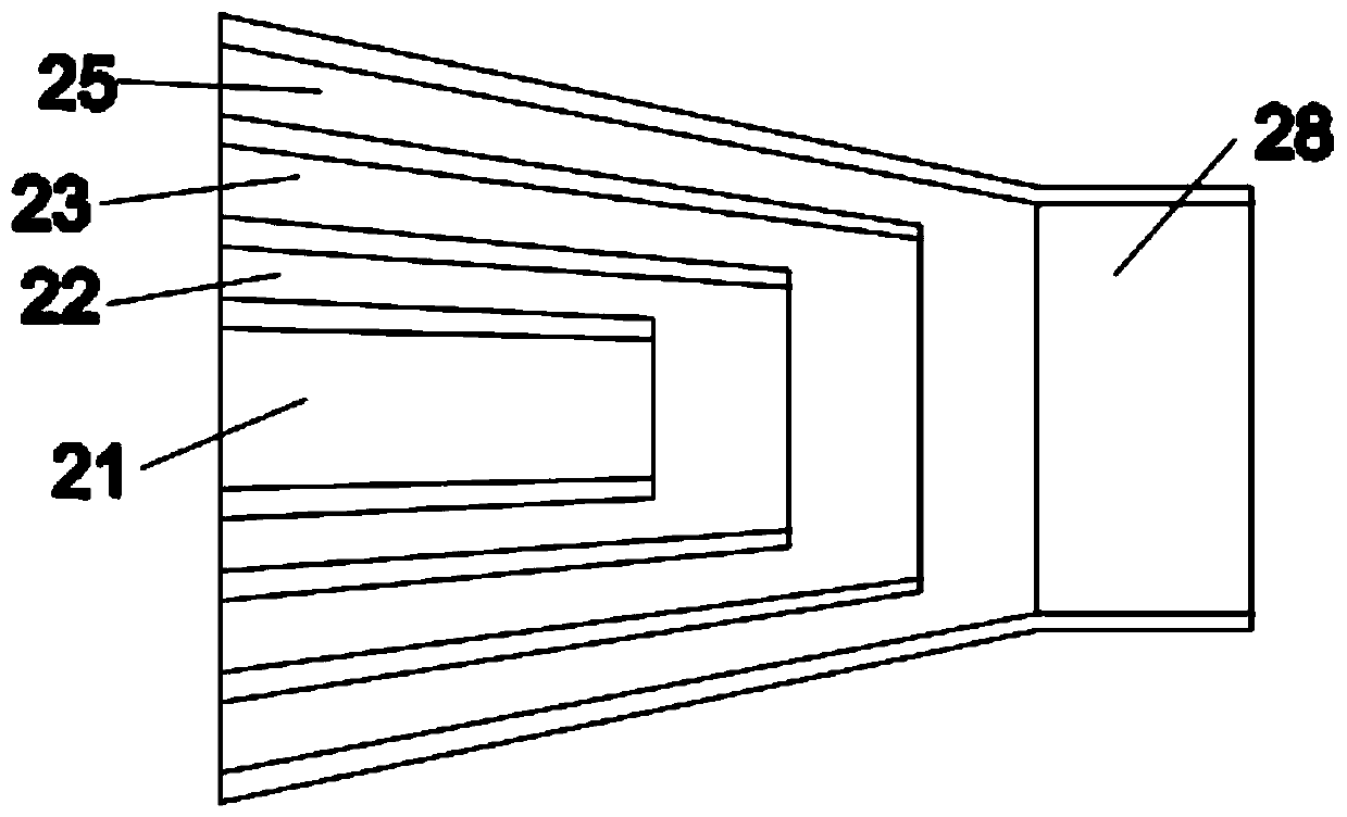 Die for processing special-shaped conductor