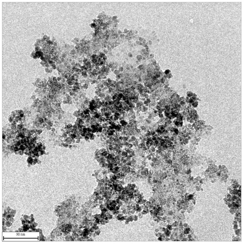 A kind of monolayer molybdenum disulfide-zinc ferrite nanocomposite material and its preparation method and application