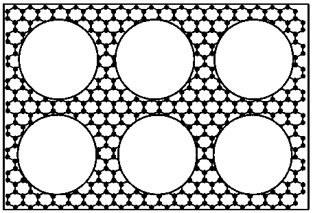 Strong electromagnetic shielding light window with composite laminated structure of graphene grid and double-layer metal grid