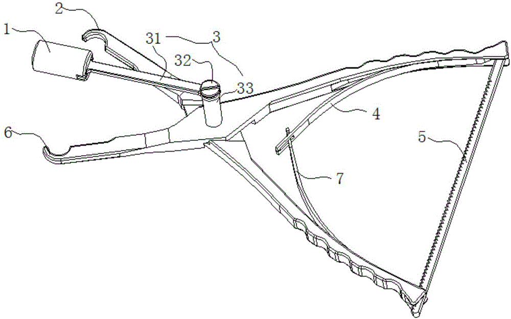 Distraction compression clamp for minimally invasive spine surgery