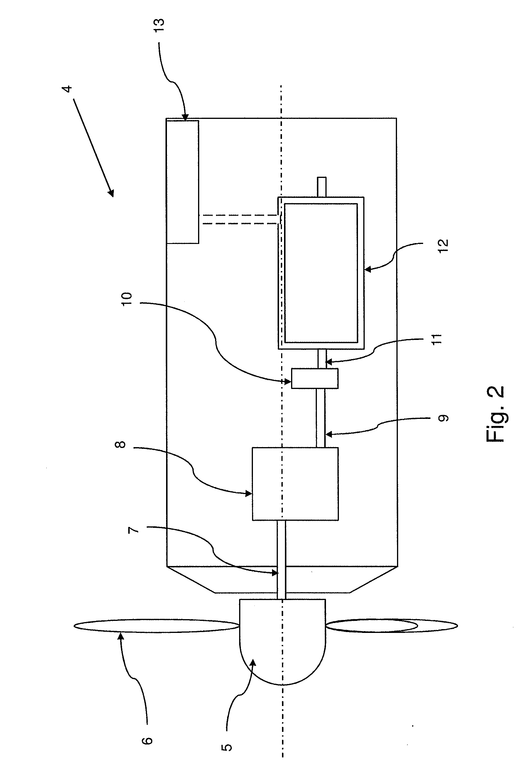 Wind turbine inertia control system