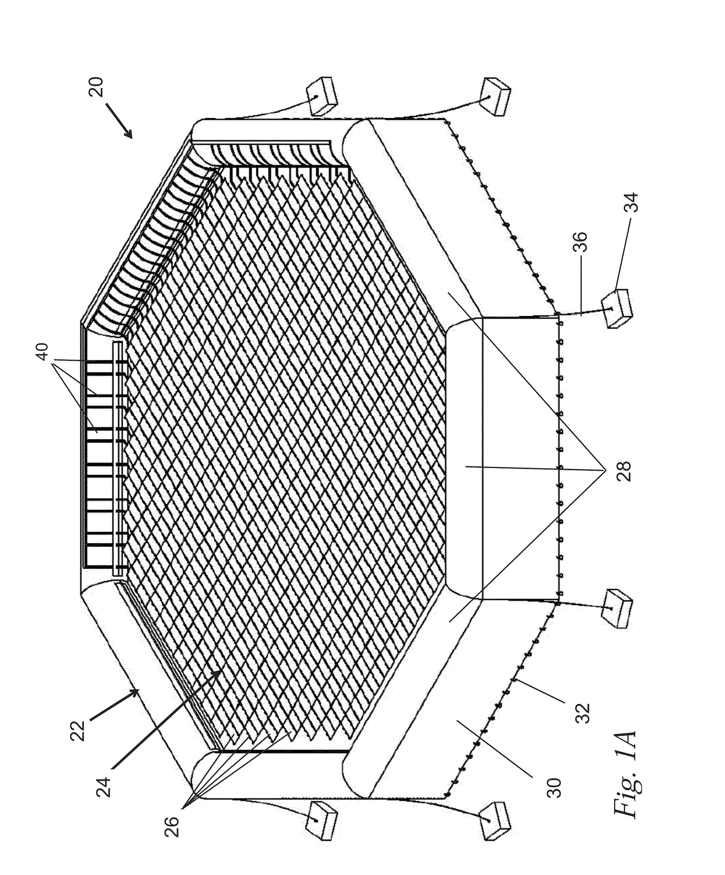 Floating solar panel systems