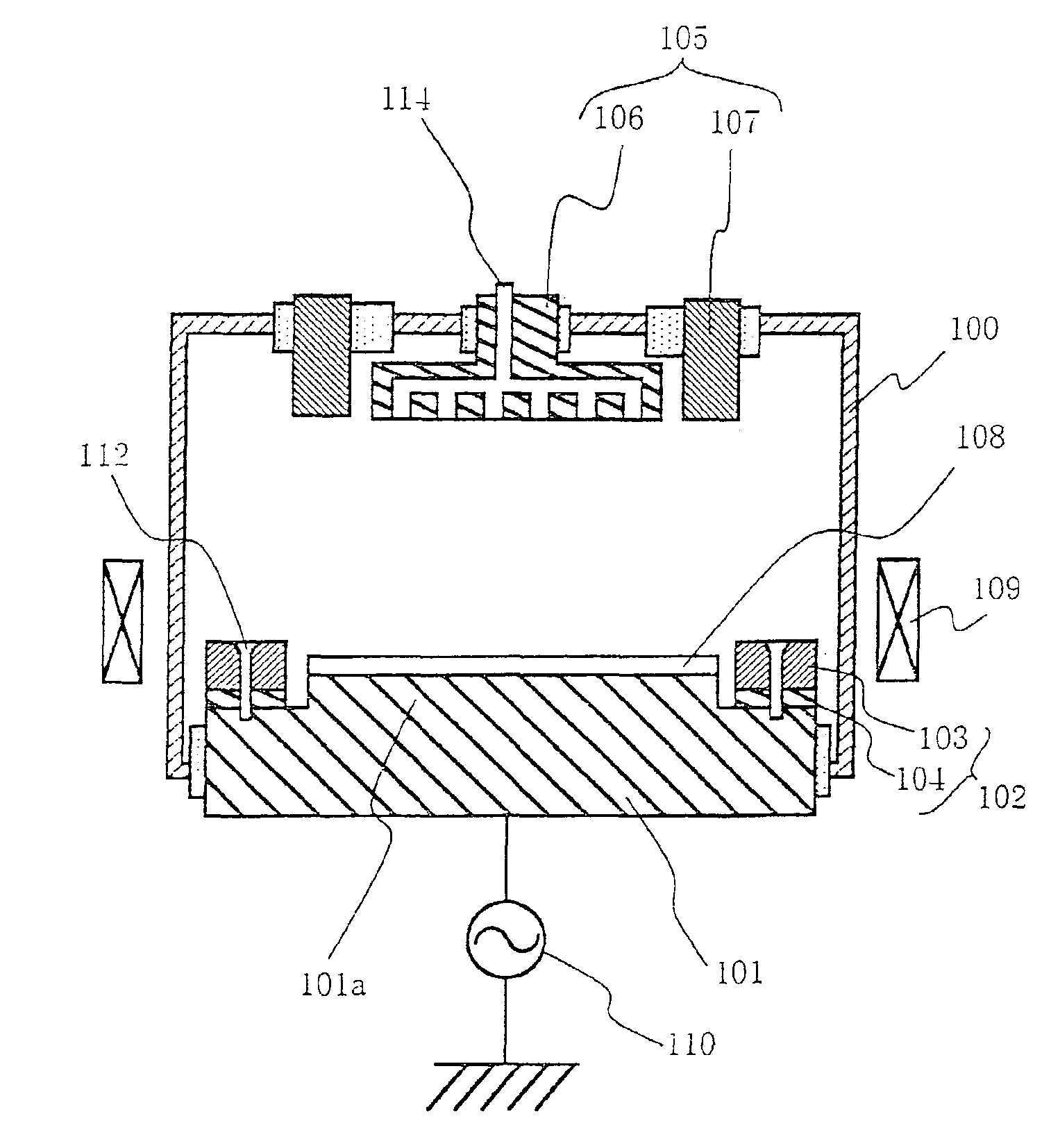 Plasma etching device