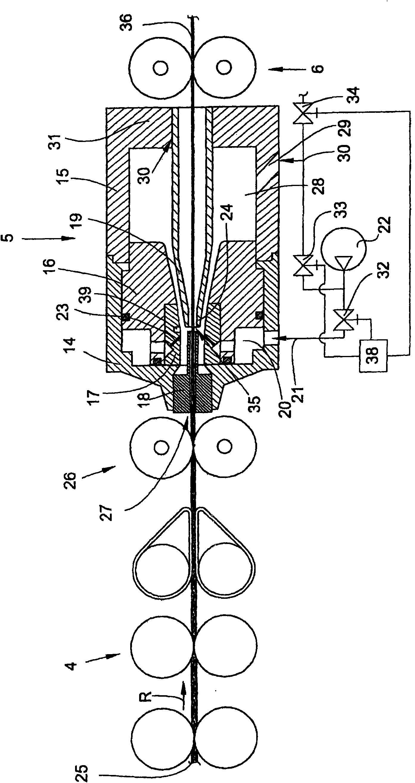 Air nozzle assembly having a joining apparatus