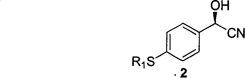 Synthesis of optical active cyanhydrin compound by enzyme chemical process