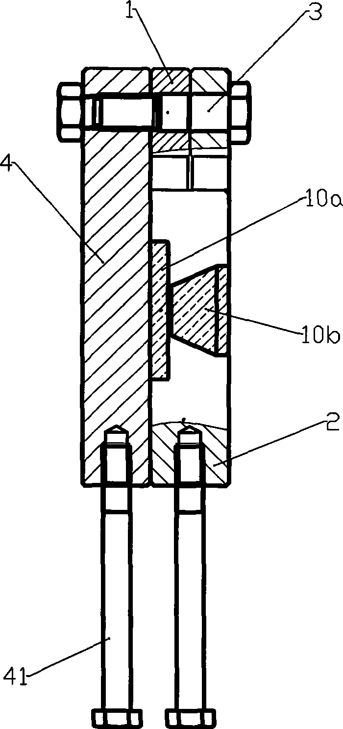 Sample mold for aluminum alloy spectrum analysis