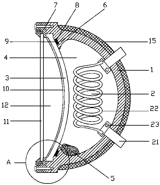 Stirling heat engine solar heat collector