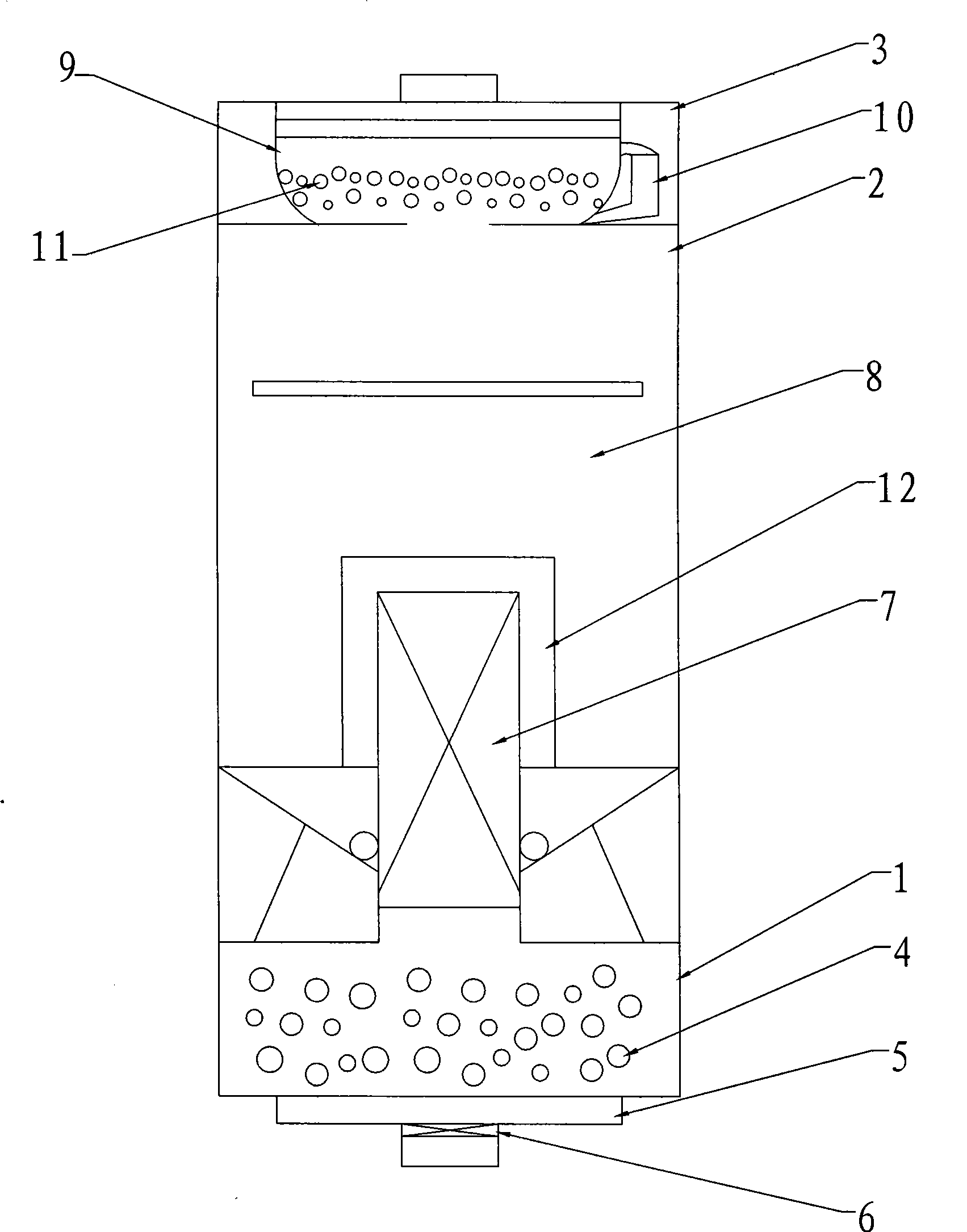 Waste water advanced purifying process and equipment thereof