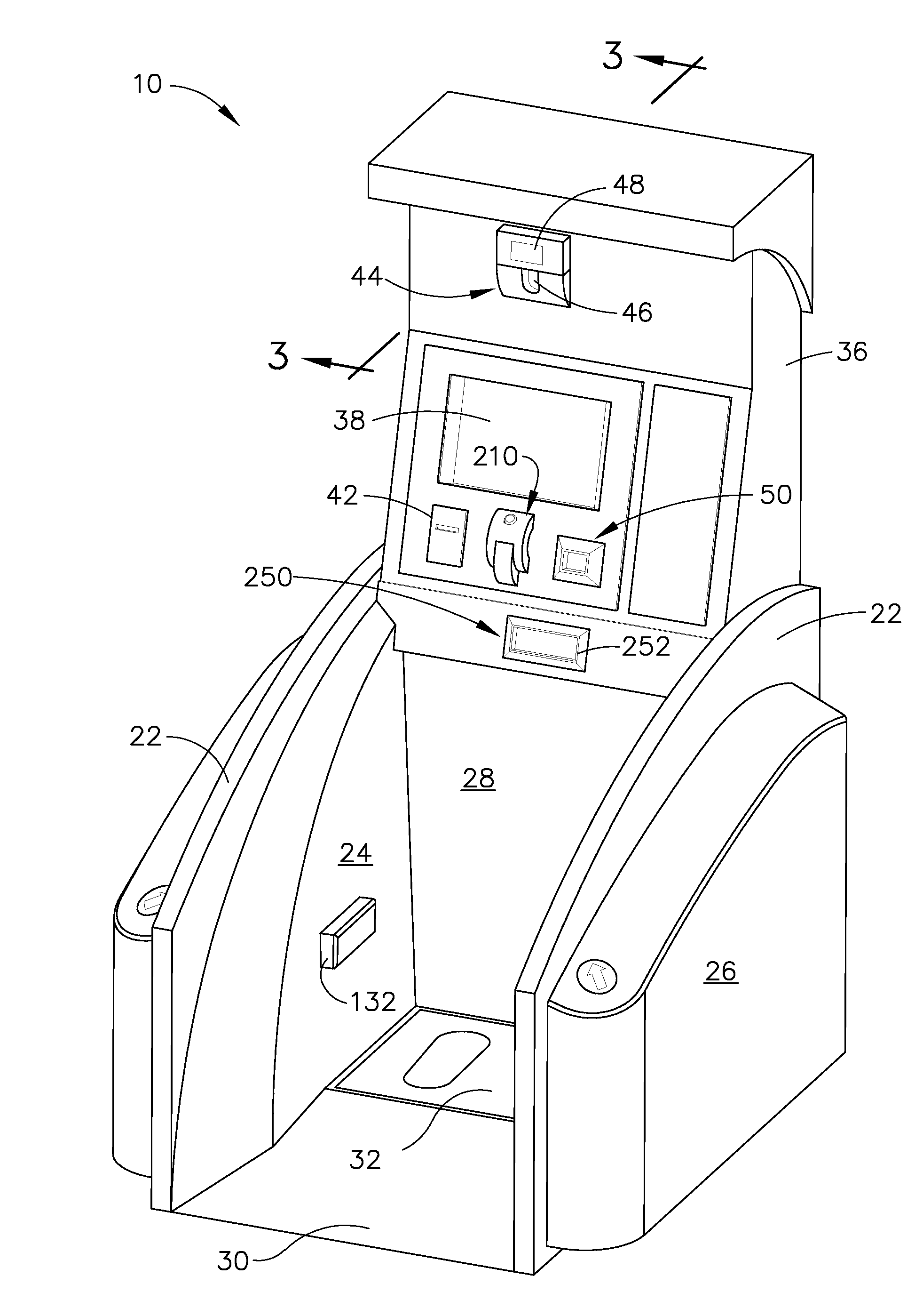 Passenger screening system and method