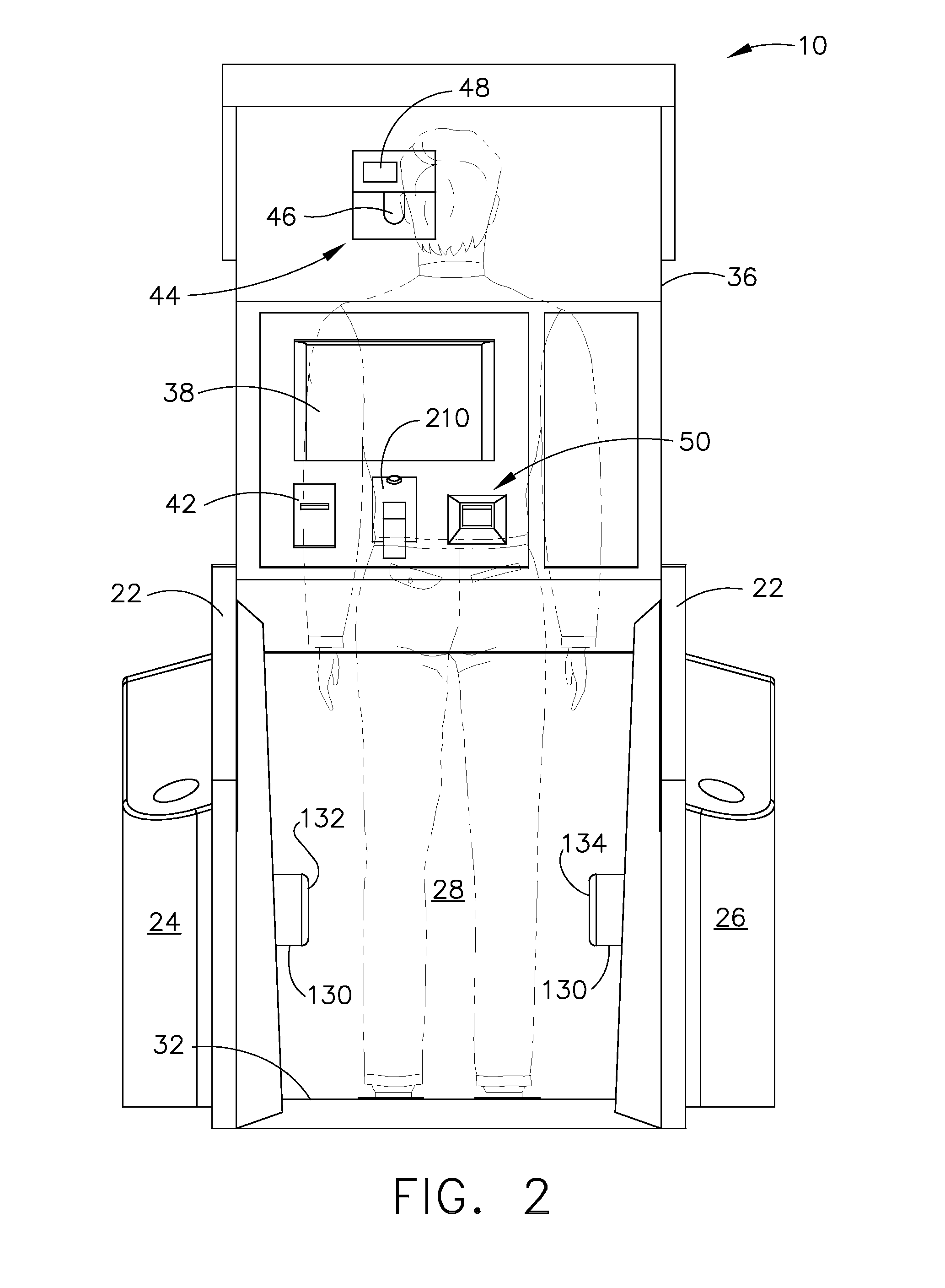 Passenger screening system and method