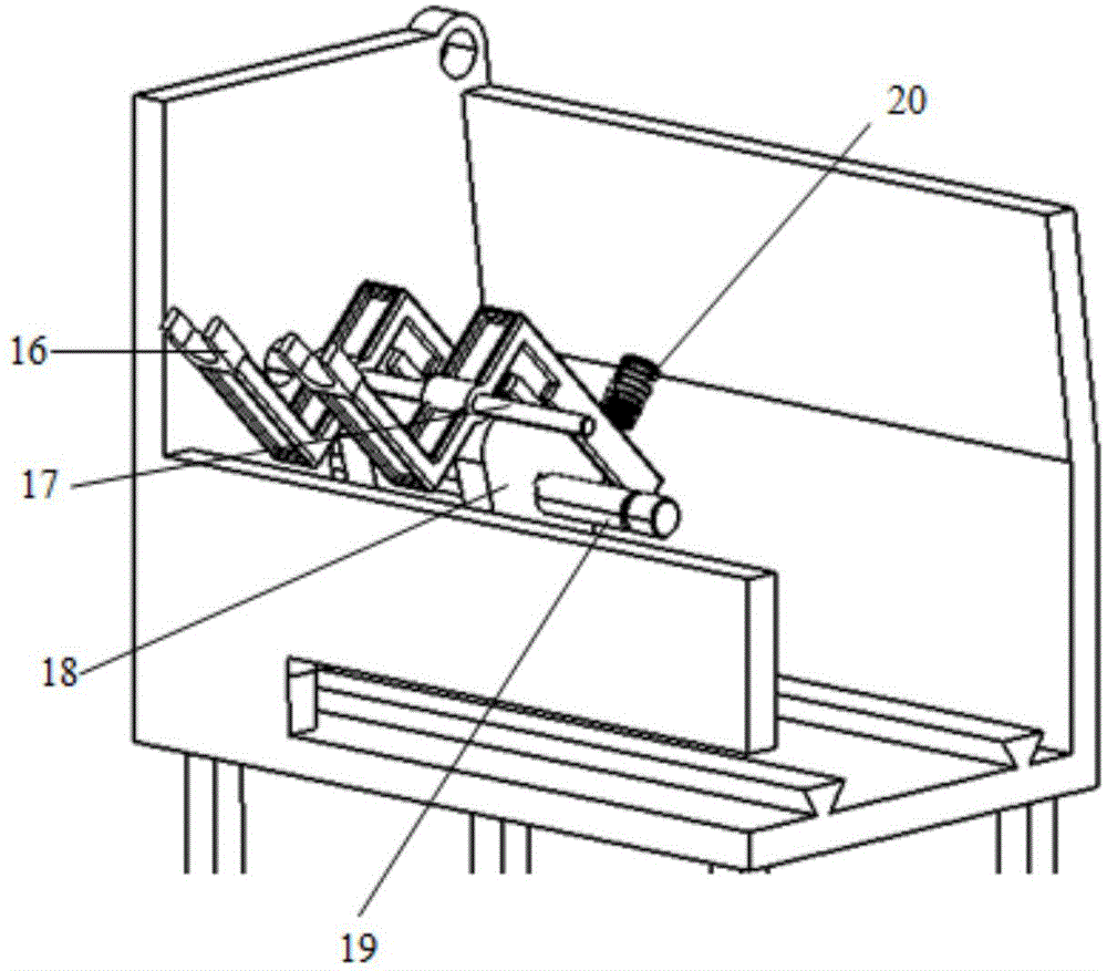 Recycling device of unqualified bottled beer